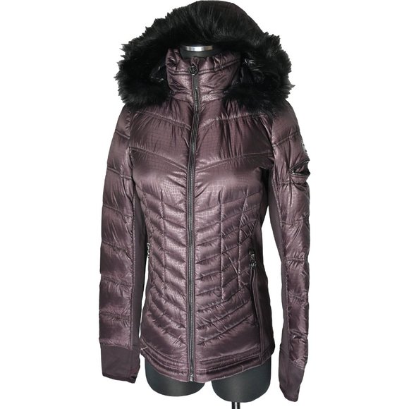 Michael Kors Women's Faux-Fur-Trim Hooded Down Puffer Coat